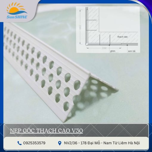 Nẹp Góc Thạch Cao V30