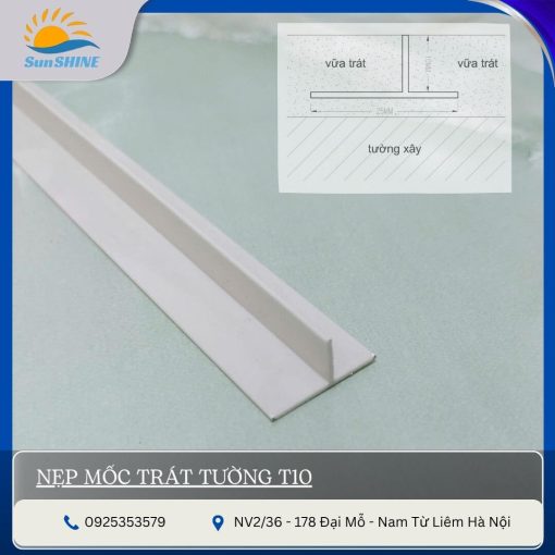 Nẹp Mốc Trát Tường T10