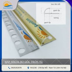Nẹp Nhôm Bo Góc Tròn YC