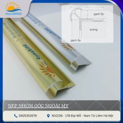 Nẹp Nhôm Góc Ngoài MY