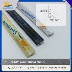 Nẹp Nhôm Góc Trong MC6.8