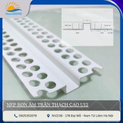 Nẹp Ron Âm Trần Thạch Cao U12