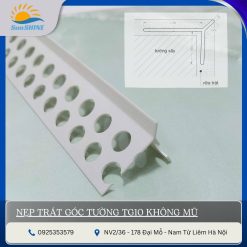 Nẹp Trát Góc Tường TG10 Không Mũ