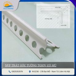 Nẹp Trát Góc Tường TG10V Có Mũ