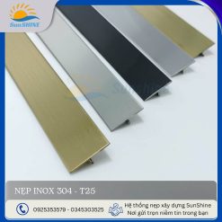 Nẹp Inox 304 T25