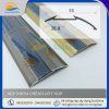 Nẹp nhôm chênh cốt NOP màu vàng mờ, bạc mờ, sâm banh mờ. Kích thước rộng 55mm. Dùng để chống trơn trượt ở vị trí lệch cốt sàn.