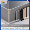 Nẹp nhôm len chân tường bản dán - Thi công thực tế. Kích thước 80mm và 60mm. Dùng để ốp chân tường, bảo vệ chân tường.