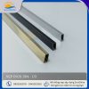 Nẹp inox 304 U3 tổng hợp màu sắc, kích thước rộng 3mm x cao 10mm, dùng để xử lý khe hở, khe giãn cách giữa các vật liệu.